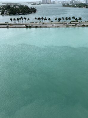 Widok ze statku na Miami